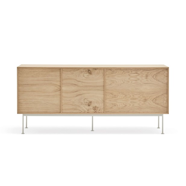 Aparador YOKO 180x45 cm, DM Crema / Roble  - Teulat. Vackart