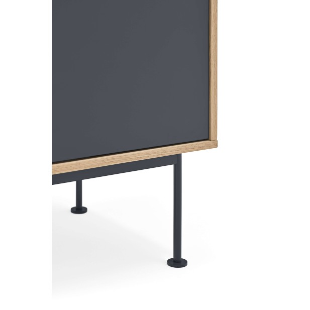 Aparador YOKO 180x45 cm, DM Gris Antracita / Roble  - Teulat. Vackart Aparador YOKO 180x45 cm, DM Gris Antracita / Roble  - Teulat. Vackart