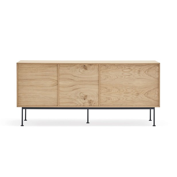 Aparador YOKO 180x45 cm, DM Gris Antracita / Roble  - Teulat. Vackart Aparador YOKO 180x45 cm, DM Gris Antracita / Roble  - Teulat. Vackart