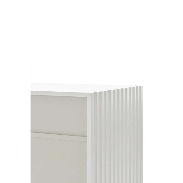 Aparador DORIC 92x120 cm, DM Blanco / Interior Crema - Teulat. Vackart