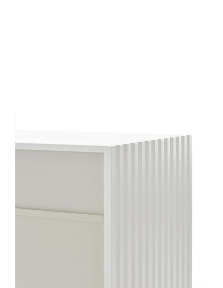 Aparador DORIC 92x120 cm, DM Blanco / Interior Crema - Teulat. Vackart