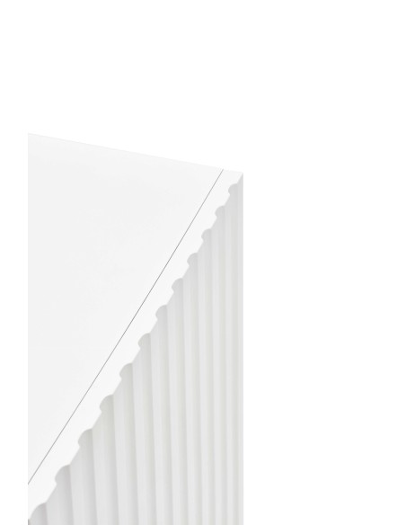 Aparador DORIC 92x120 cm, DM Blanco / Interior Crema - Teulat. Vackart