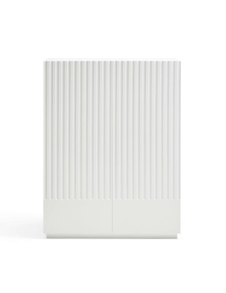 Aparador DORIC 92x120 cm, DM Blanco / Interior Crema - Teulat. Vackart