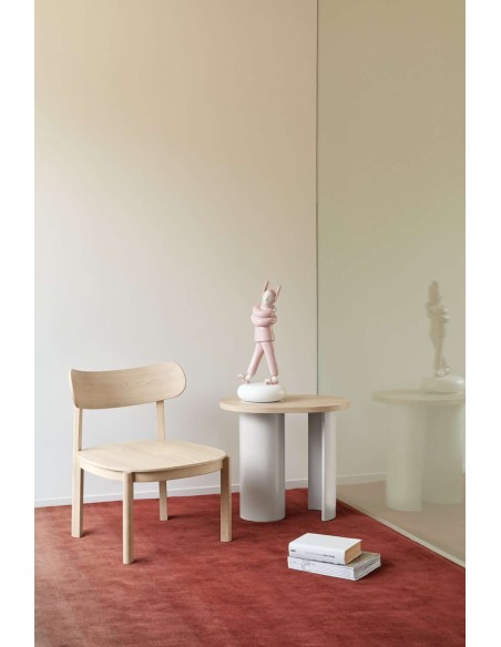 Butaca Baja NARA, Fresno Natural - Teulat. Vackart