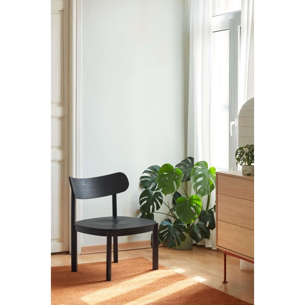 Butaca Baja NARA, Fresno Negro - Teulat. Vackart