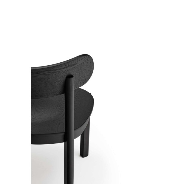 Butaca Baja NARA, Fresno Negro - Teulat. Vackart