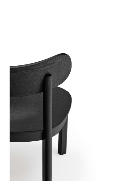 Butaca Baja NARA, Fresno Negro - Teulat. Vackart
