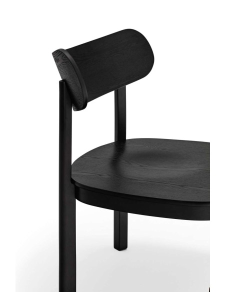 Butaca Baja NARA, Fresno Negro - Teulat. Vackart