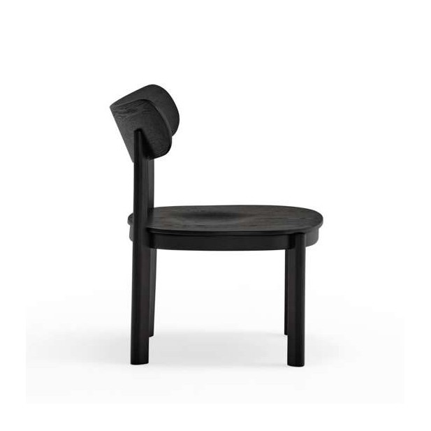 Butaca Baja NARA, Fresno Negro - Teulat. Vackart