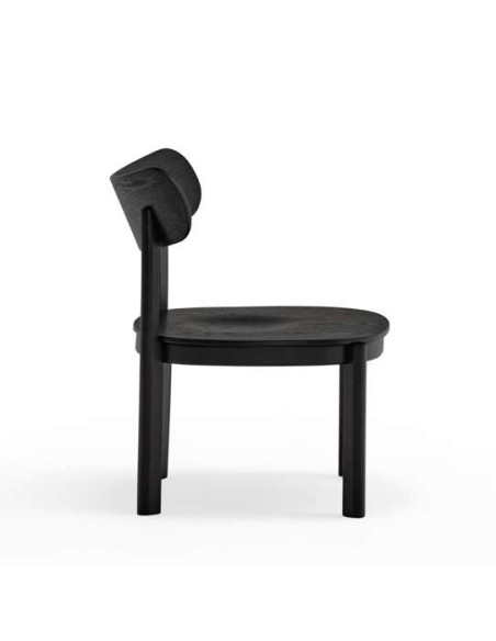 Butaca Baja NARA, Fresno Negro - Teulat. Vackart