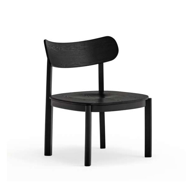 Butaca Baja NARA, Fresno Negro - Teulat. Vackart