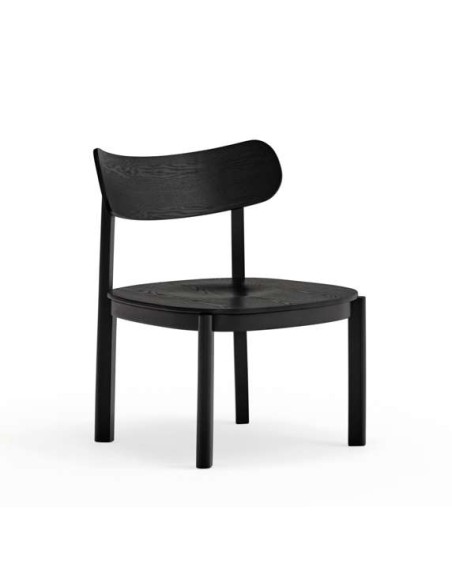 Butaca Baja NARA, Fresno Negro - Teulat. Vackart