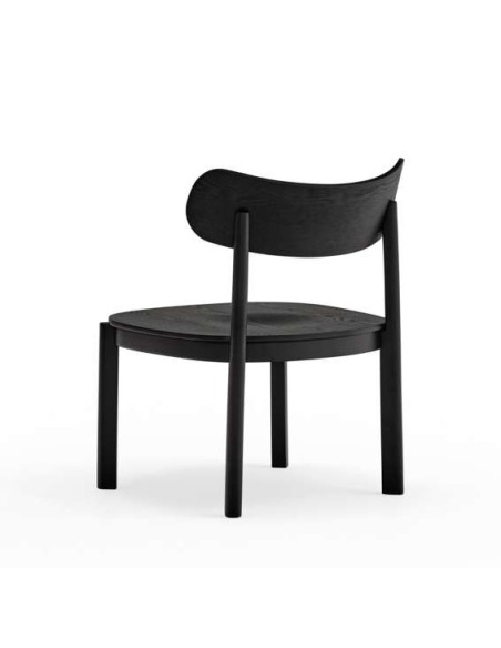 Butaca Baja NARA, Fresno Negro - Teulat. Vackart