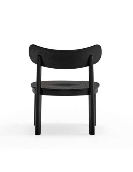 Butaca Baja NARA, Fresno Negro - Teulat. Vackart