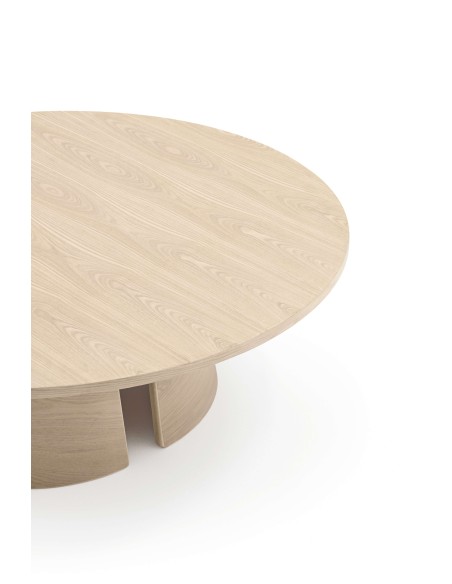 Mesa de Centro CEP Ø110 cm, DM / Fresno Natural Claro - Teulat. Vackart