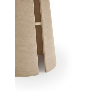 Mesa CEP Ø137 cm de Comedor, DM / Fresno Natural Claro - Teulat. Vackart 2