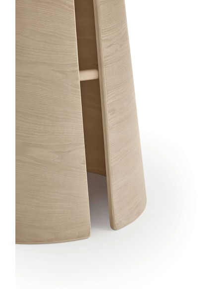 Mesa CEP Ø137 cm de Comedor, DM / Fresno Natural Claro - Teulat. Vackart