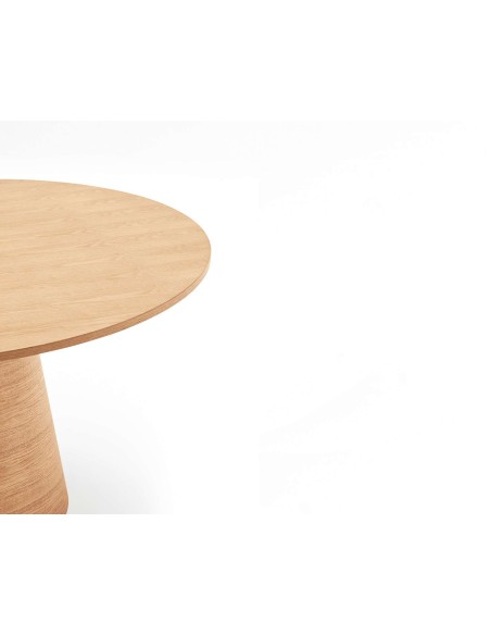 Mesa CEP Ø157 cm de Comedor, DM / Fresno Natural - Teulat. Vackart