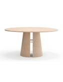 Mesa CEP Ø157 cm de Comedor, DM / Fresno Natural Claro - Teulat