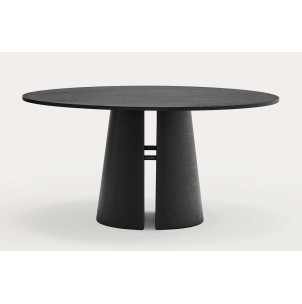 Mesa CEP Ø157 cm de Comedor, DM / Fresno Negro - Teulat. Las modernas y más exclusivas mesas de diseño nórdico, solo en Vackart tu tienda de diseño online.