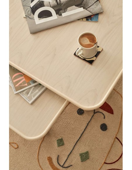 Set 2 Mesas Nido NEST, DM / Fresno Natural - Teulat. Vackart