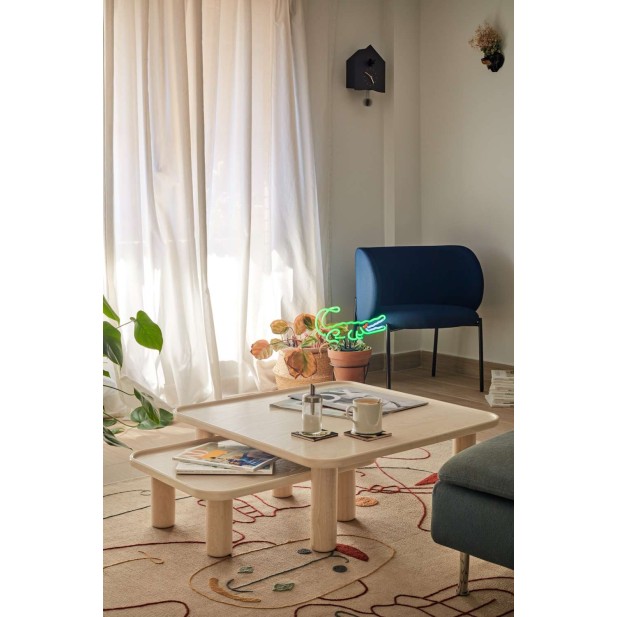 Set 2 Mesas Nido NEST, DM / Fresno Natural - Teulat. Vackart Set 2 Mesas Nido NEST, DM / Fresno Natural - Teulat. Vackart