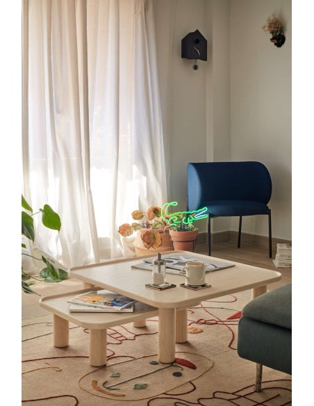 Set 2 Mesas Nido NEST, DM / Fresno Natural - Teulat. Vackart