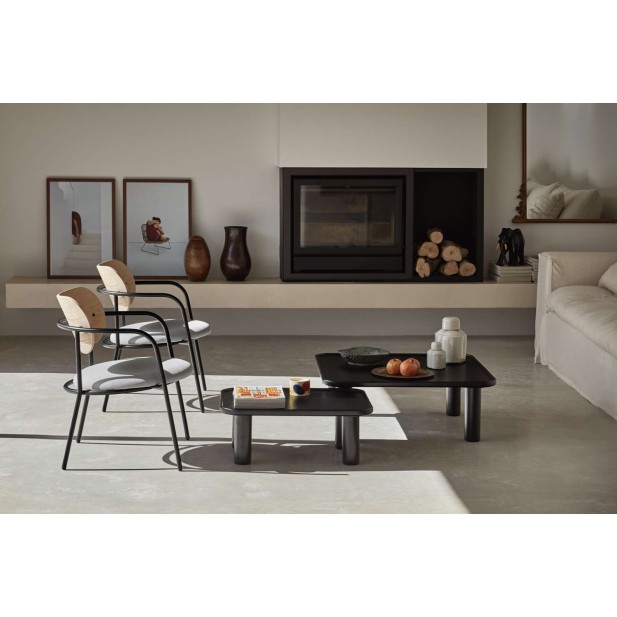 Set 2 Mesas Nido NEST, DM / Fresno Negro - Teulat. Vackart Set 2 Mesas Nido NEST, DM / Fresno Negro - Teulat. Vackart