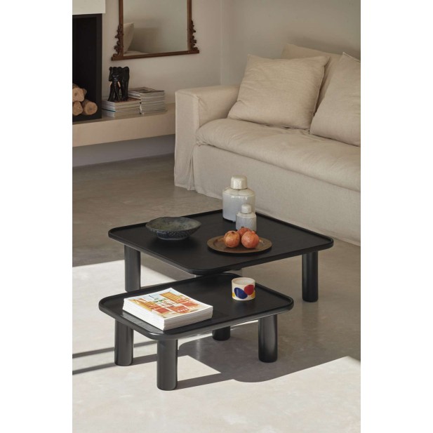 Set 2 Mesas Nido NEST, DM / Fresno Negro - Teulat. Vackart Set 2 Mesas Nido NEST, DM / Fresno Negro - Teulat. Vackart