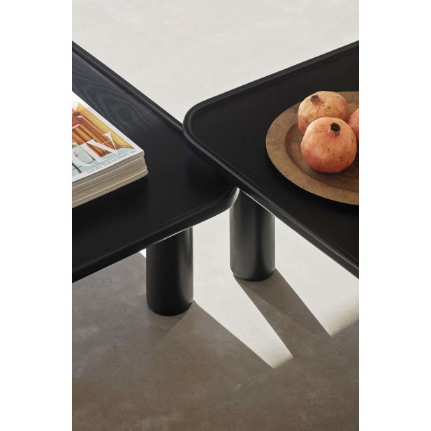 Set 2 Mesas Nido NEST, DM / Fresno Negro - Teulat. Vackart Set 2 Mesas Nido NEST, DM / Fresno Negro - Teulat. Vackart