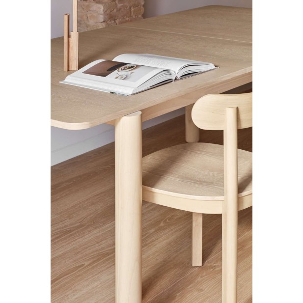 Mesa Extensible ATLAS 160/200 cm de Comedor, Fresno Natural - Teulat. Vackart