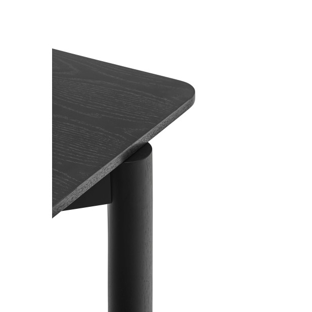 Mesa Extensible ATLAS 160/200 cm de Comedor, Fresno Negro - Teulat. Vackart