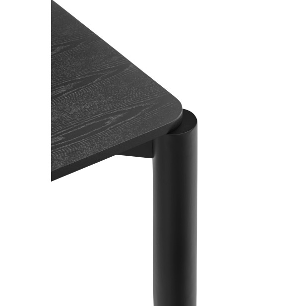 Mesa Extensible ATLAS 160/200 cm de Comedor, Fresno Negro - Teulat. Vackart