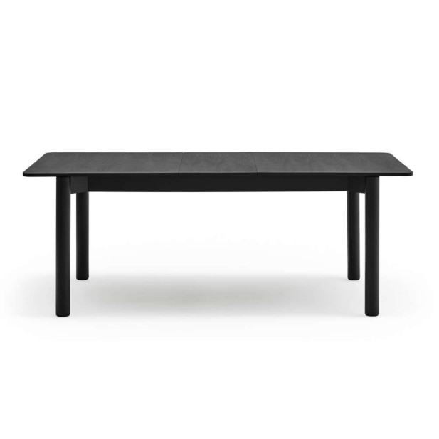 Mesa Extensible ATLAS 160/200 cm de Comedor, Fresno Negro - Teulat. Vackart