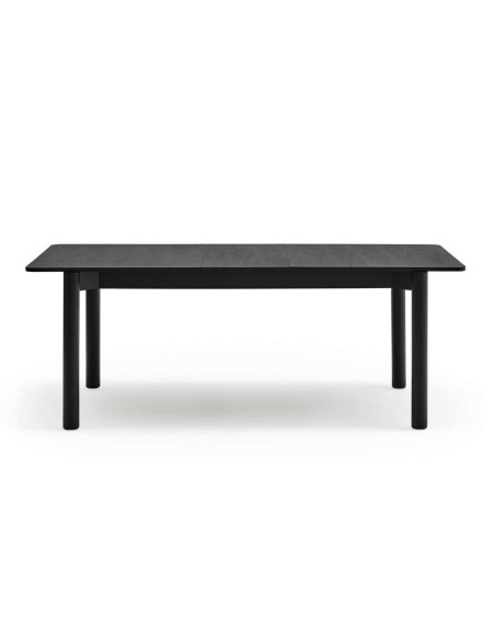 Mesa Extensible ATLAS 160/200 cm de Comedor, Fresno Negro - Teulat. Vackart