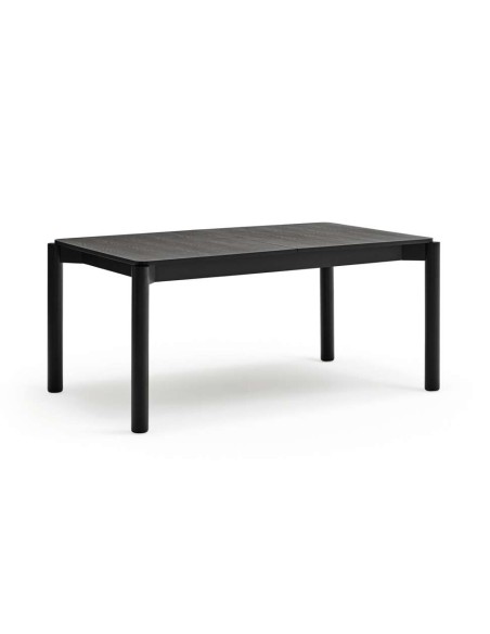 Mesa Extensible ATLAS 160/200 cm de Comedor, Fresno Negro - Teulat. Vackart