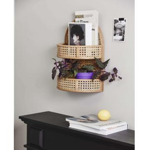 Estantería KUTA, Madera / Ratán Natural - Nordal. Vackart 2