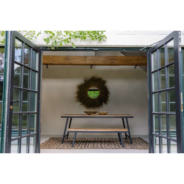 Banco Espiga Natural 150cm - Bazar Bizar Banco Espiga Natural 150cm - Bazar Bizar