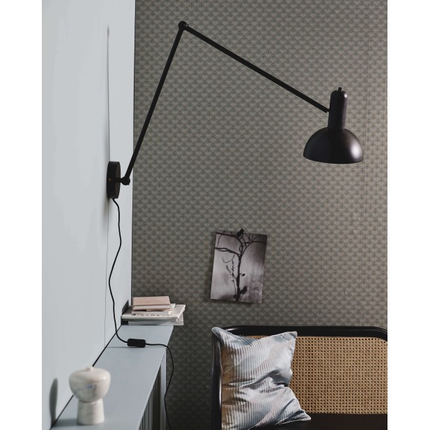 Aplique FREYA, Metal Negro - Nordal. Vackart