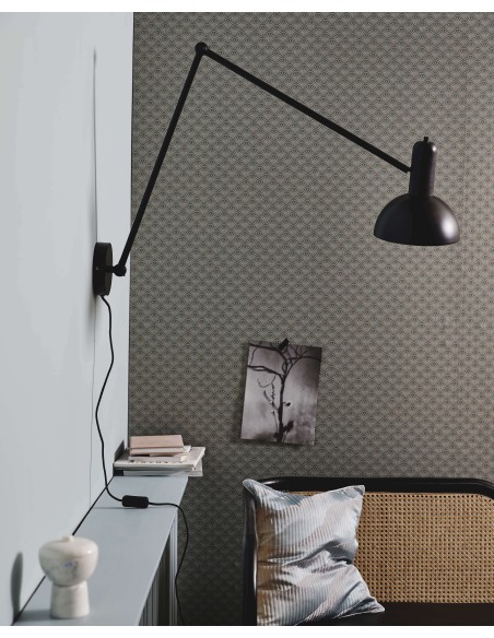 Aplique FREYA, Metal Negro - Nordal. Vackart