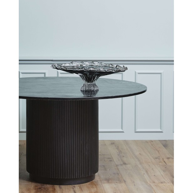 Mesa ERIE Ø140 cm de Comedor, Mango / Mármol Negro - Nordal. Vackart
