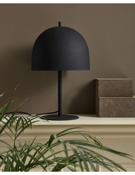 Lámpara de Sobremesa GLOW, Metal Negro Mate - Nordal. Vackart