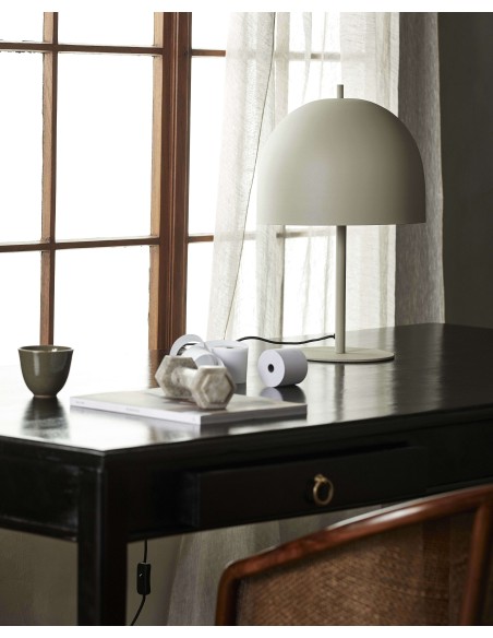 Lámpara de Sobremesa GLOW, Metal Beige Mate - Nordal. Vackart