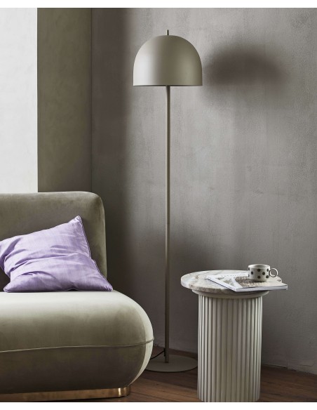 Lámpara de Pie GLOW, Metal Beige Mate - Nordal. Vackart