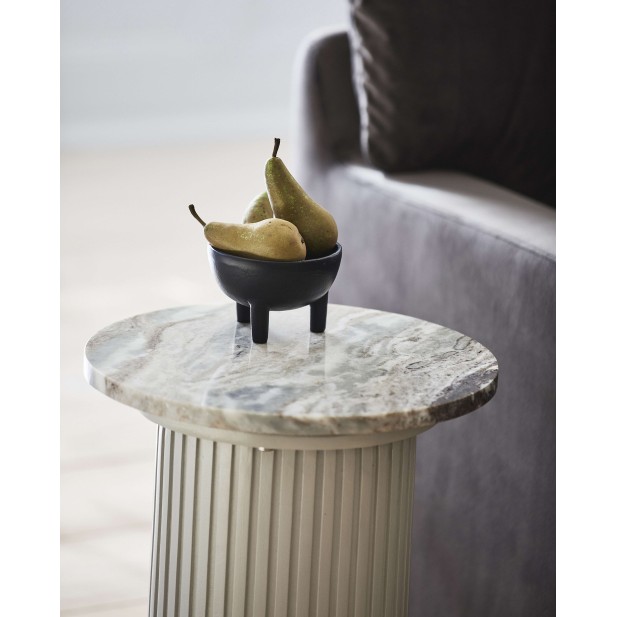 Mesa Auxiliar ERIE Ø40 cm, Mango / Mármol Marfil - Nordal. Vackart Mesa Auxiliar ERIE Ø40 cm, Mango / Mármol Marfil - Nordal. Vackart