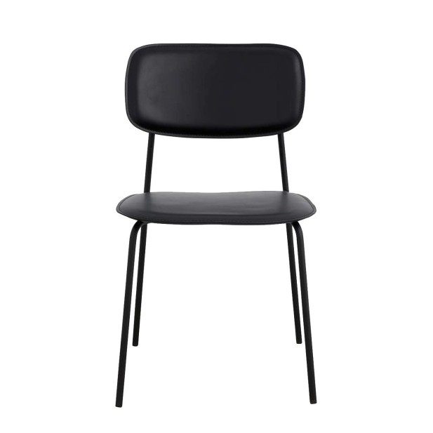 Silla de Comedor ESA, Metal / PU Negro - Nordal. Vackart Silla de Comedor ESA, Metal / PU Negro - Nordal. Vackart