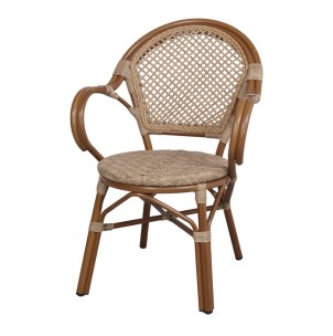 Silla LAUDRY, Metal Efecto Bambú / Ratán Sintético - Vackart. Las más exclusivas y modernas sillas de diseño nórdico, solo en Vackart tu tienda diseño online.