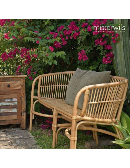 Banco MEGAN, Bambú / Ratán Natural. Vackart