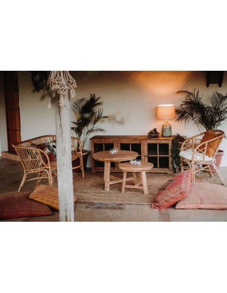 Banco MEGAN, Bambú / Ratán Natural. Vackart