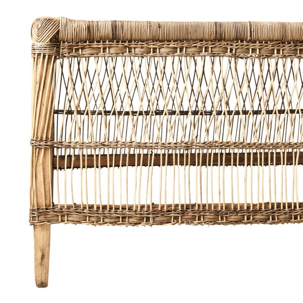 Mesa de Centro TRIBE L, Madera / Ratán / Natural - Affari. Vackart